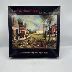 Ceaco Linda Nelson Stocks Uncle Percy's Peep Show 550 Piece Puzzle Complete 1999
